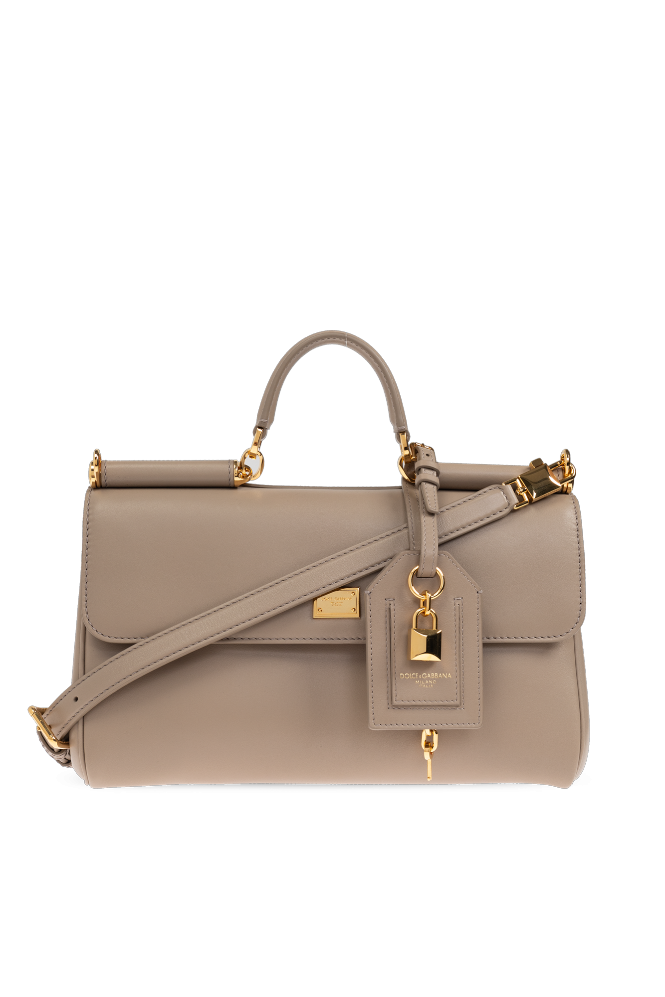 25SS new/Dolce & Gabbana シシリーショルダーバッグ Bag Beige Beige Handbag 